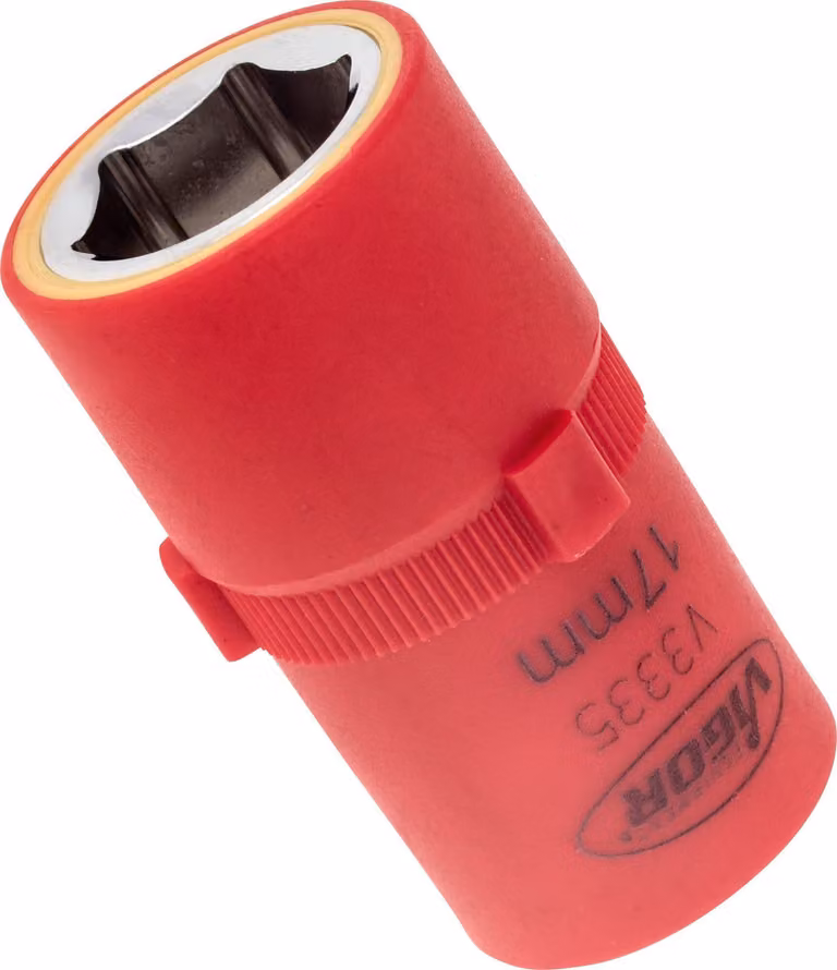 VIGOR VDE Inserto per chiave a bussola V3335 1/2" esagono esterno SW 17 mm