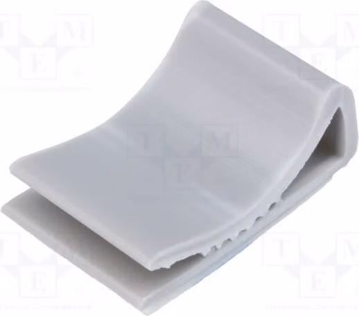 10 fascette stringicavo grigie per il fissaggio di cavi e tubi, realizzate in PVC