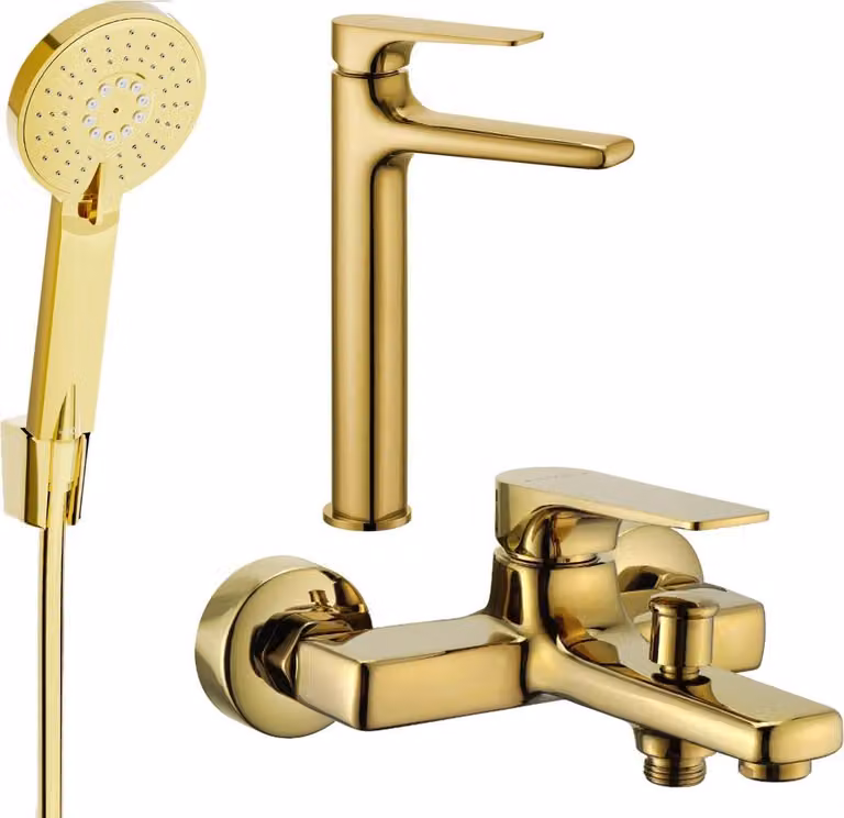 Mexen Lynx R40 set da bagno, dorato - 745913R40-50