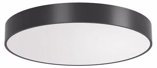 ARELUX XPILL RND PANEL 50W, indice di abbagliamento UGR < 19, 220-240V AC, temperatura di colore (3/4/), indice di resa cromatica CRI 80, diametro 500 mm, grado di protezione IP40, angolo di emissione 80°, colore: nero