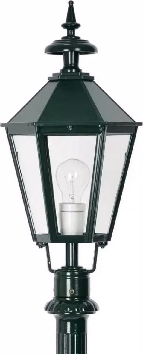 Casa Padrino Lanterna da giardino barocca 22 x 22 x H. 140 cm - Vari colori - Elegante lampada da terra per esterni - Illuminazione esterna nostalgica