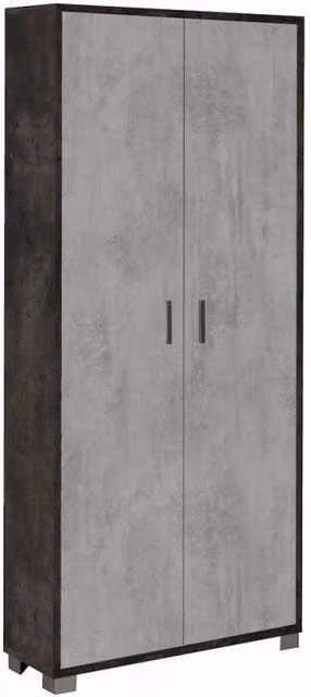 Mobile 2 Ante Kit Ossido Nero cm 83x29x190h - Sarmog
