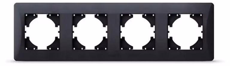 Cornice orizzontale quadrupla VF-BNFR4H-BG BINERA VIDEX - grafite
