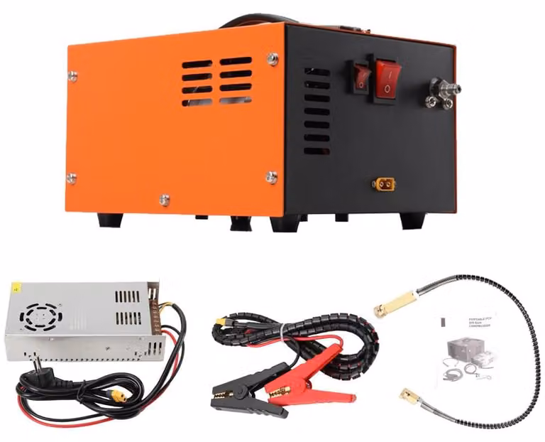 Compressore d'aria ad alta pressione PCP da 300 W, 30 MPa / 300 bar