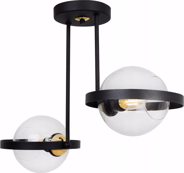 Moderna Lampada A Sospensione Con Anello In Vetro