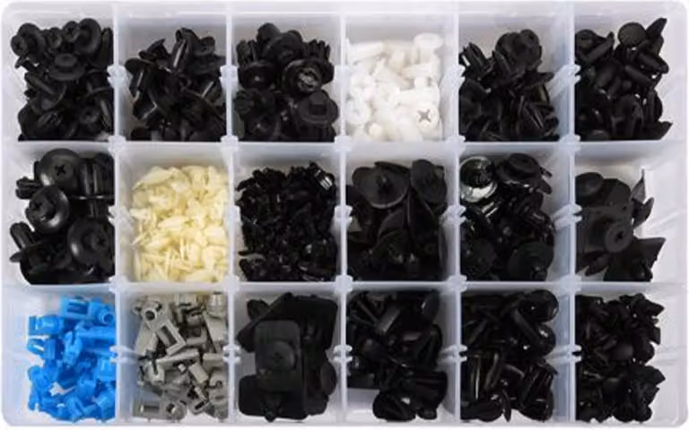 Set-kit clip in plastica per auto ,confezione rivetti, fissaggi universali per veicoli ,carrozzeria ,accessori di fissaggio per Mazda 475 pezzi