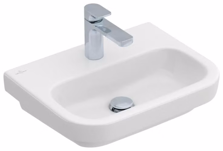 Villeroy & Boch Architectura lave-mains, rectangulaire, trou pour robinetterie au centre, sans trop-plein, 500x380mm, 437351R1, 437351R1