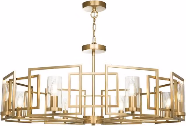 Lampada pendente House Bowi in metallo oro GIORDANOSHOP