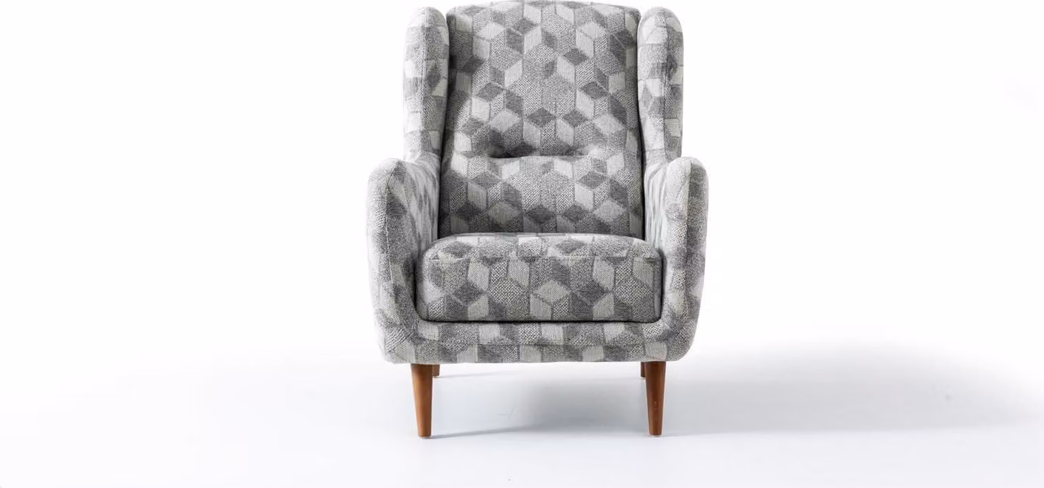 Luxus Möbel Dreisitzer Sessel 1 Sitzer Modern Sessel Polster Textil