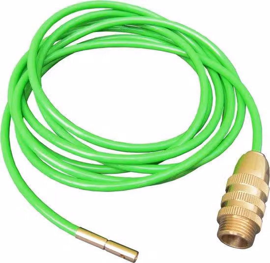 Pulitore professionale per tubature ad alta pressione - Tubo di spruzzatura in metallo da 3 m - Raccordo in ottone massiccio - Disostruzione professionale degli ingorghi nei bagni