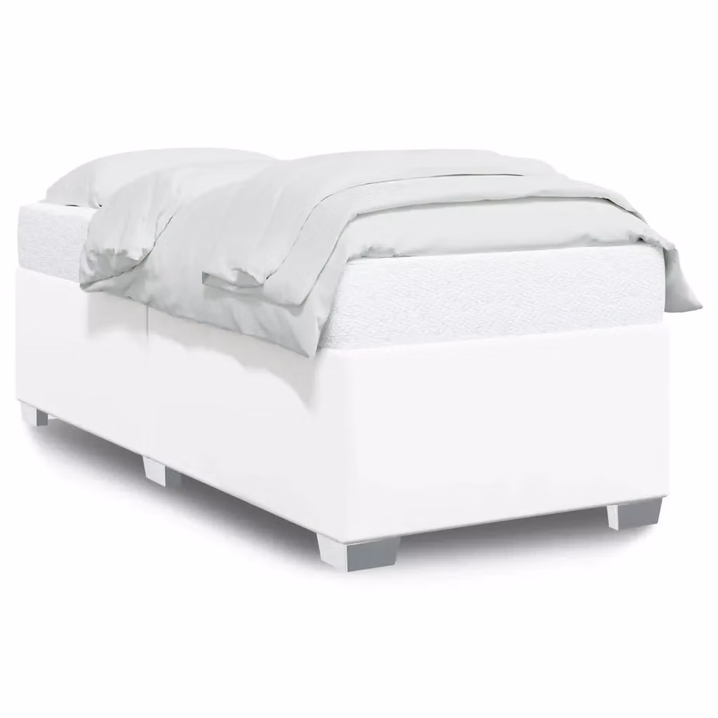 vidaXL Giroletto Bianco in Similpelle con Base a Sollevamento L/P: 100 x 200 cm – 2