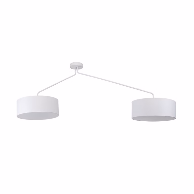 Lampadario FALCON bianco 6xE27x25W in tessuto, dimensioni: 65x50x156 cm, IP20, Nowodvorski Lighting