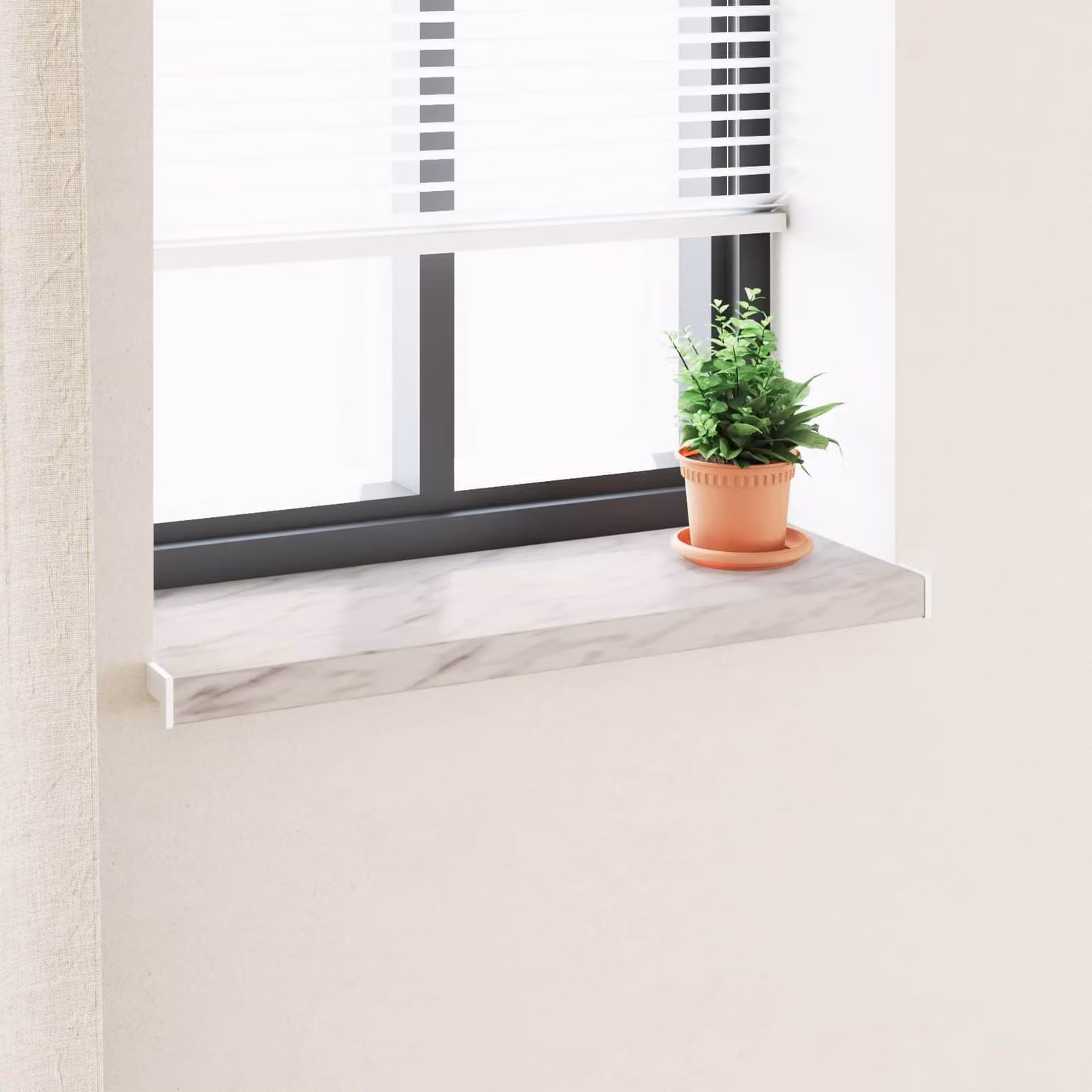 Soglia della Finestra Texture in Marmo 60 x 30 x 4,5 cm PVC