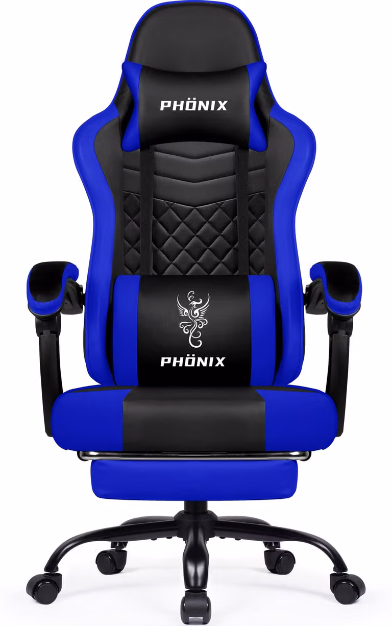 Sedia ergonomica per gaming e per ufficio - Sedia da ufficio - Sedia da gaming - Sedia da scrivania - Sedia da ufficio - Con poggiapiedi