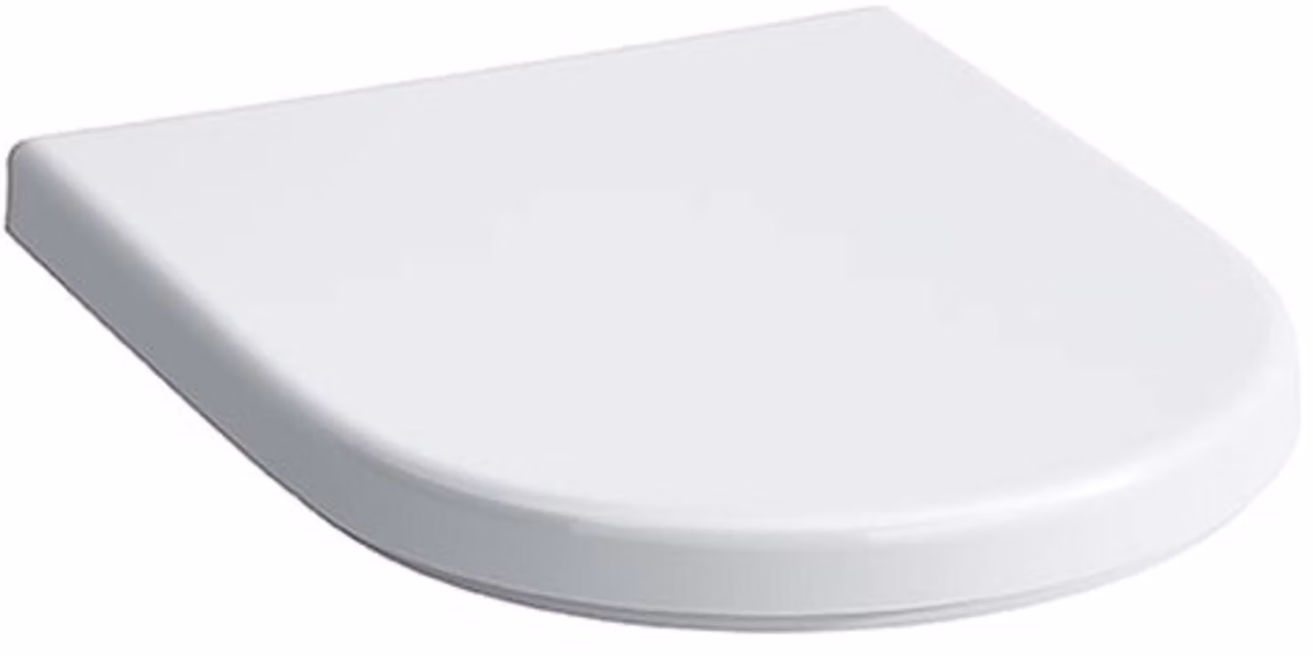 Laufen Sedile WC con coperchio senza barriere architettoniche, con chiusura ammortizzata, bianco, 1 pz.