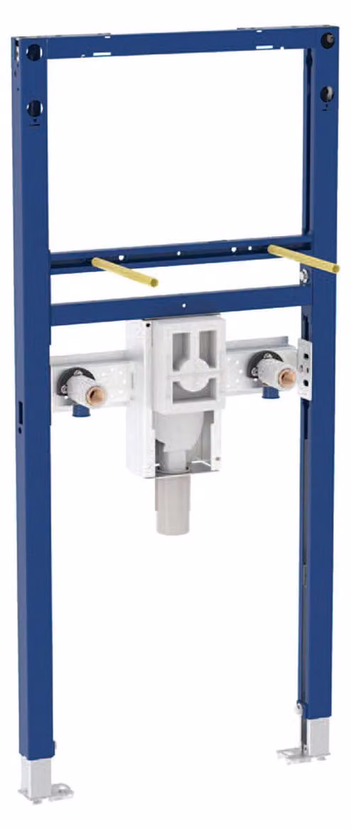 Geberit Duofix, élément pour lavabos, 112cm, batterie au sol, avec siphon encastré, 111.480.00.2, 111.480.00.2