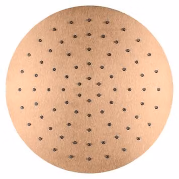 Herzbach LIVING SPA Doccia a pioggia Slim Ø250 mm in acciaio color rame