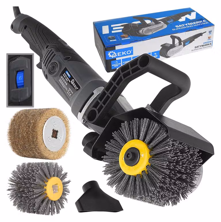 Satinatrice, levigatrice metallo e legno 1300w Geko