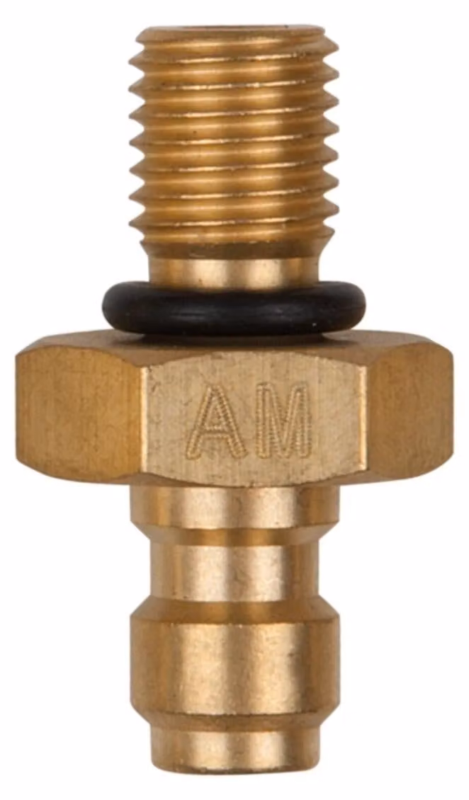 KS TOOLS Adattatore M8x1.0 filettatura maschio e attacco tubo flessibile 1/4" con anello di tenuta ( 150.2650 )