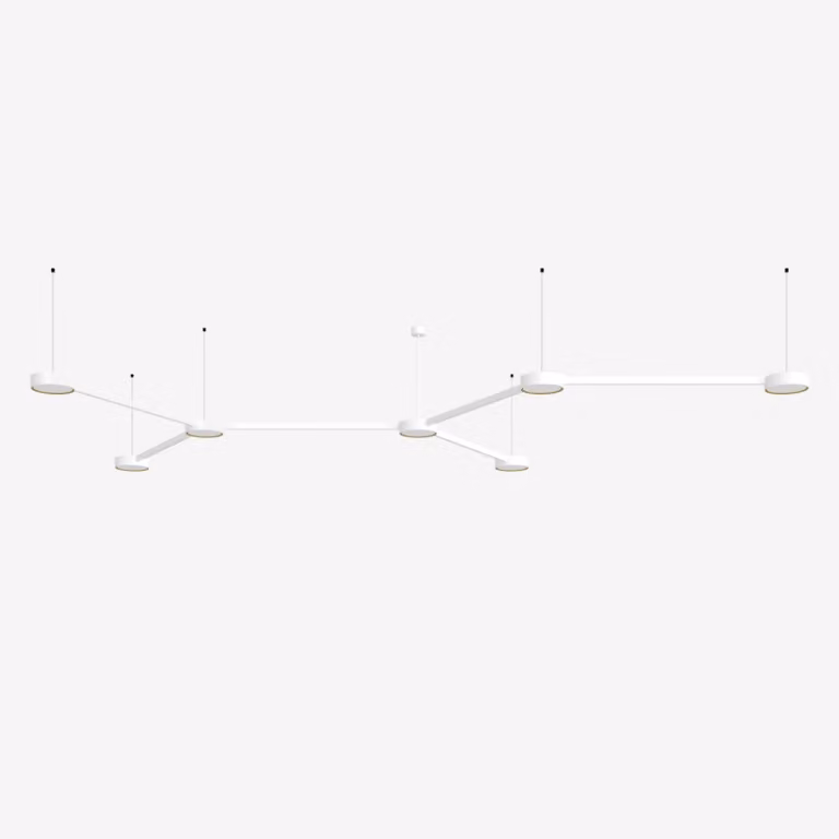 Lampada a sospensione LUCIS INFINITY II 108,4 W 4000 K vetro acrilico bianco 28.K2.60
