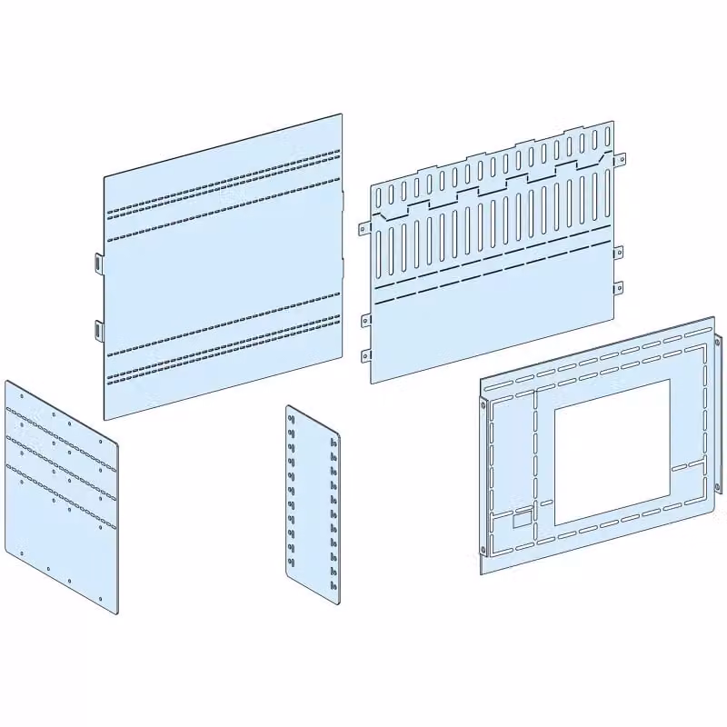 Schneider Electric PrismaSeT-P, copertura, connessioni frontali, MasterPacT MTZ2 08-32 LVS04861