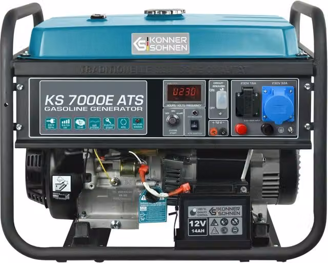 Generatore a benzina Könner & Söhnen KS 7000E ATS blu in acciaio