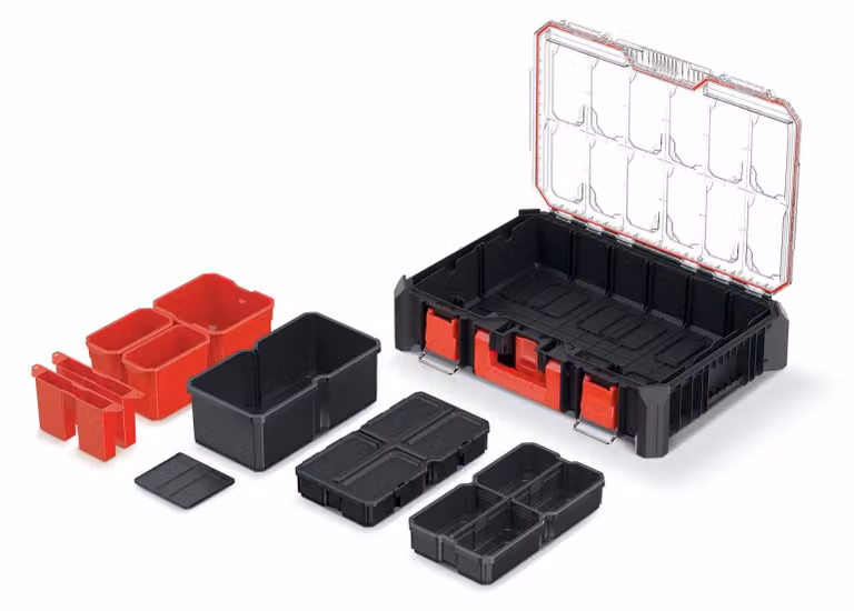 Organizzatore Cassetta di assortimento Magazzino per minuteria Cassetta di smistamento Organizzatore per utensili alti Kistenberg MSX 40 KMX554015B