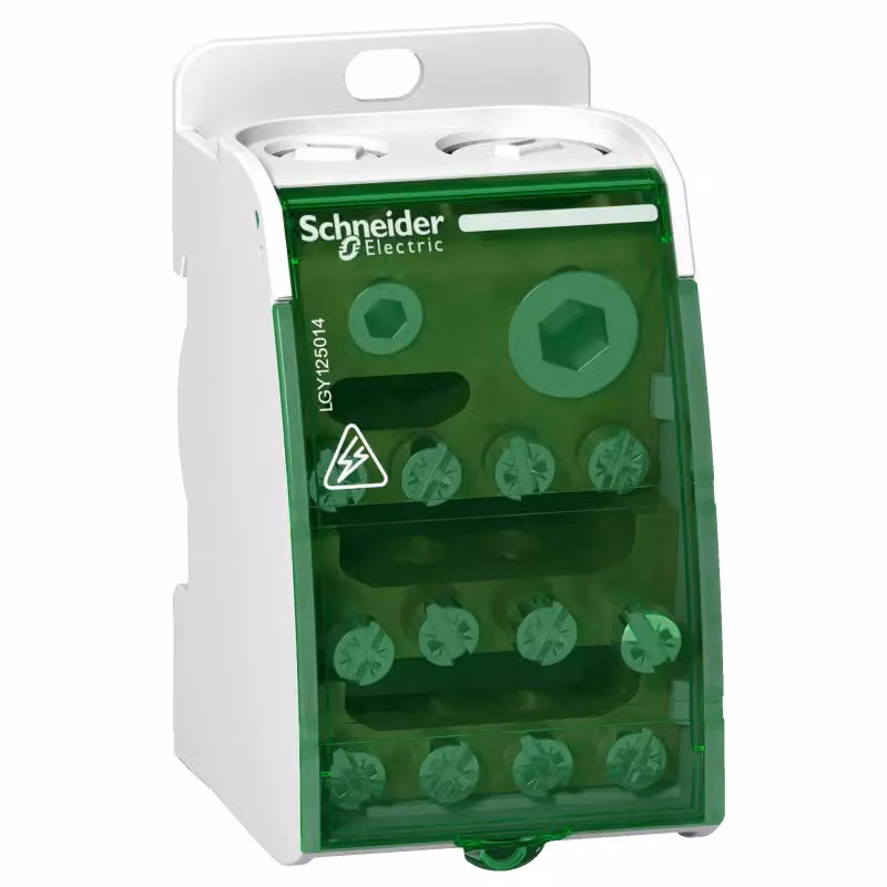 Schneider Electric Morsettiera Linergy 250A, 1 polo, 14 terminali a vite LGY125014