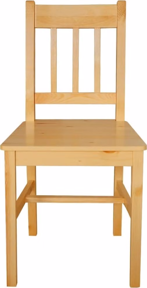 Sedie da Pranzo 4 pz in Legno di Pino