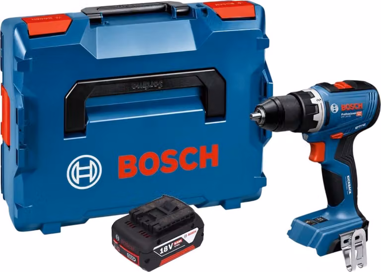 Trapano avvitatore a batteria Bosch GSR 18V-65 Professional 18 V 63 Nm Brushless + 1x batteria 5,0 Ah + L-Boxx - senza caricabatterie