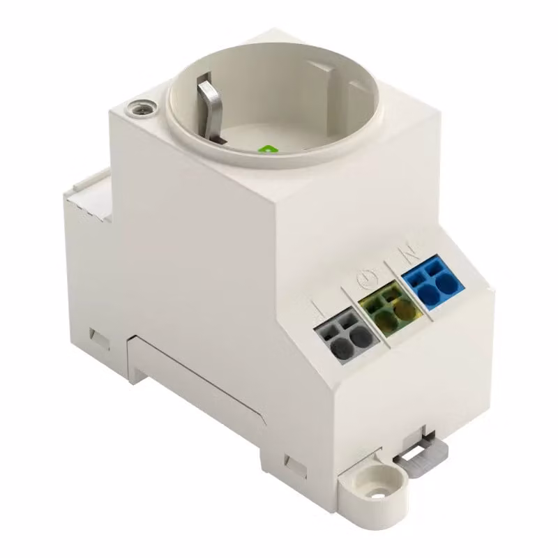 Presa per centralino SCHUKO con LED di stato - Presa per centralino 709-581