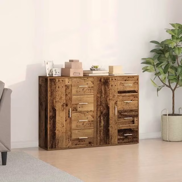 Credenza 2 pz Legno vecchio 60 x 31 x 84 cm 3334311