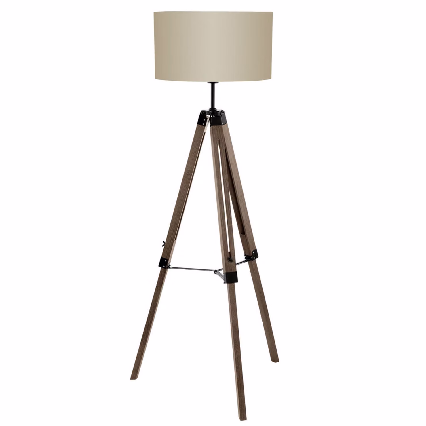 Eglo 94326 Lantada lampada da terra E27 legno acciaio dado