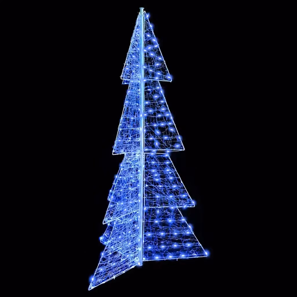 Albero di Natale moderno vidaXL con 240 LED blu, Altezza: 180 cm – 2