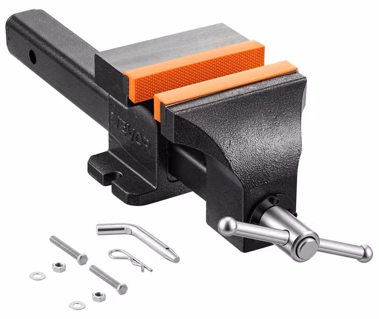 Morsa da banco con incudine, larghezza delle ganasce 150 mm, apertura 142 mm