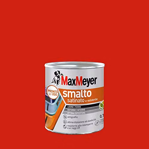 MaxMeyer Smalto a Solvente Satinato Rosso R3020 0,750 l