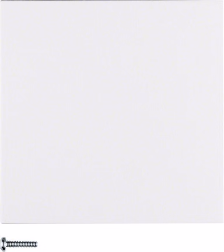 Pulsante Berker a 1 canale bianco polare opaco 85141188