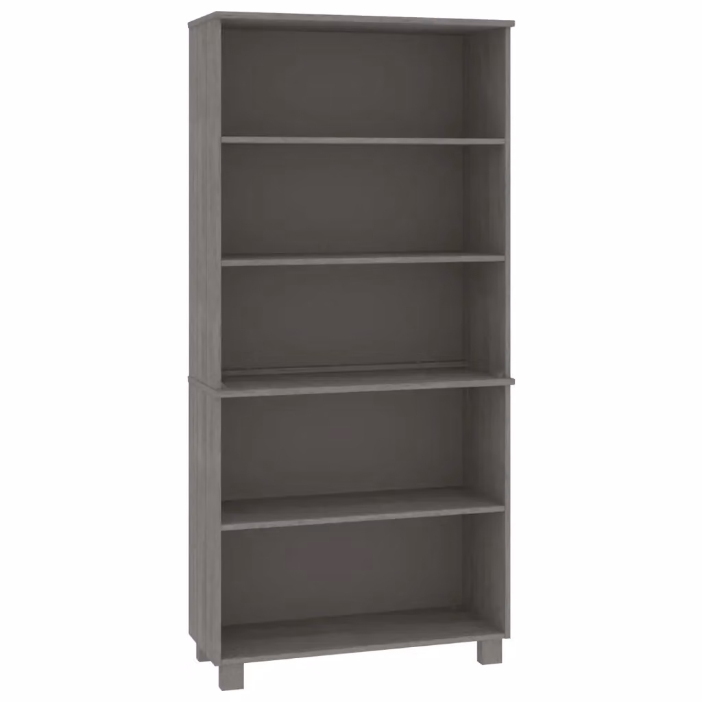 Credenza Buffet Armadio da Cucina HAMAR Design Mania in Legno Massello di Pino Grigio Chiaro L: 180 cm, H: 85 cm, P: 35 cm – 2