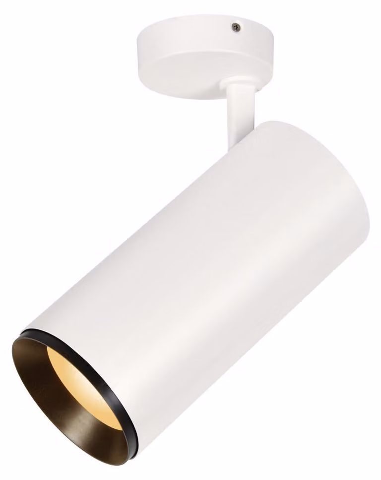 Faretti a incasso Numinos XL, tecnologia Dali, bianco/nero, 2700K - 36 grammi