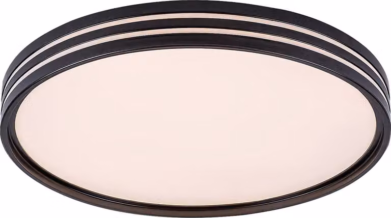 Rabalux 71118 Lampada da soffitto Epora, 25 W, 3000 K, 1120 lm, bianco e nero, rotonda, luce bianca calda, ø 390 mm