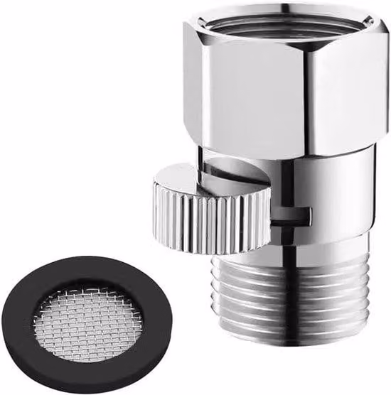 Adattatore per rubinetto doccia Ugello per getto d'acqua Valvola di regolazione Adattatore per rubinetto doccia Doccetta