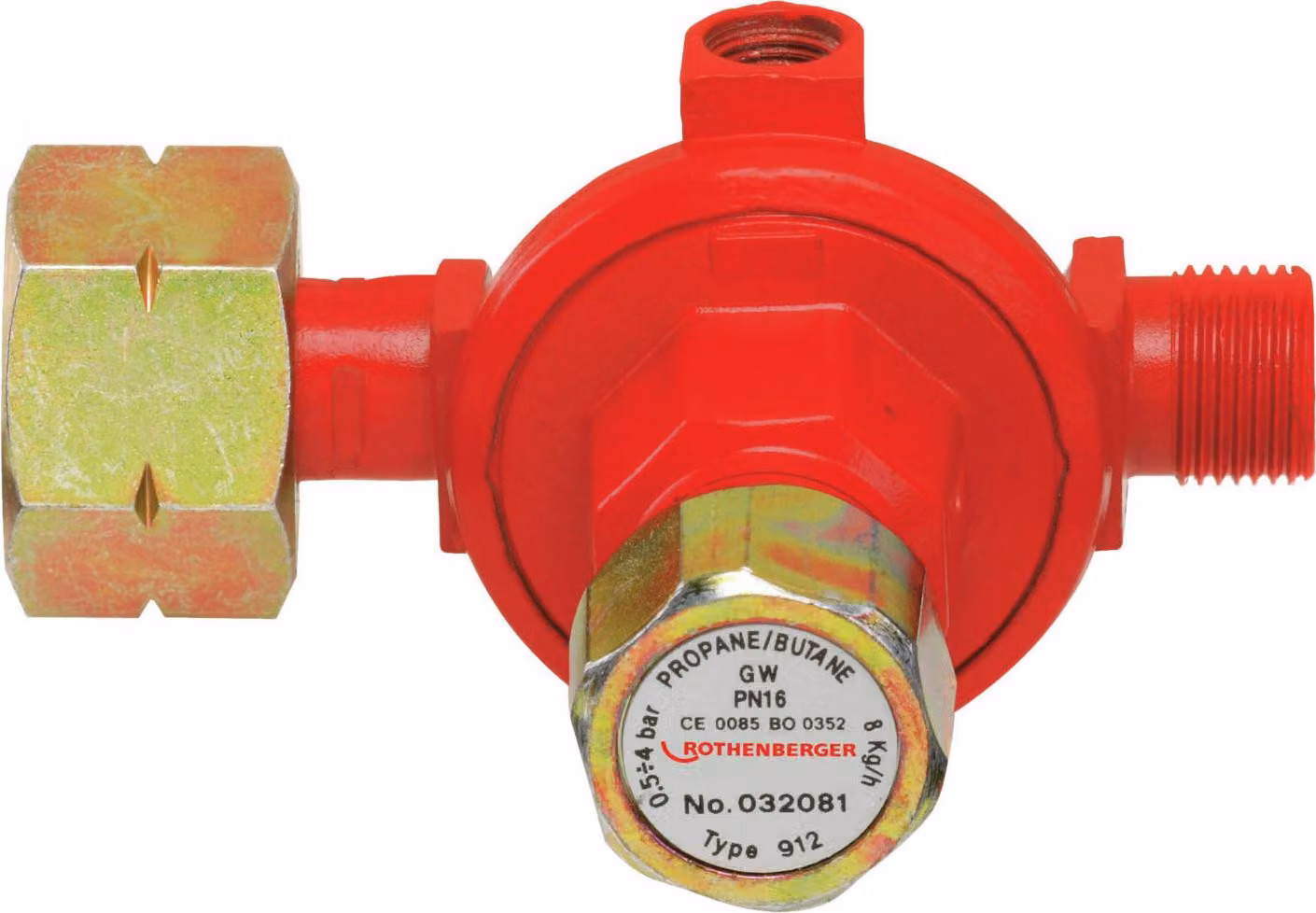 Regolatore di propano, a variazione continua, 1 - 4 bar, W21, 8x3/8 "L