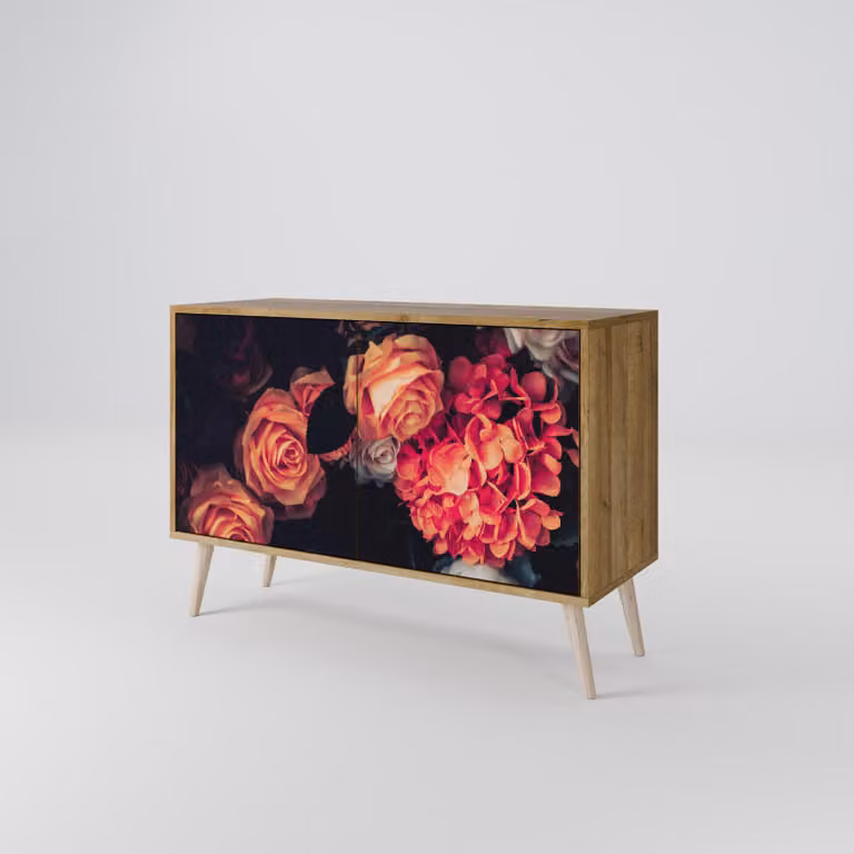Cassettiera Spacerebels a 2 ante - credenza cassettiera - credenza alta - mobile guardaroba - soggiorno camera da letto - 57,5×111×42 (HxLxP)