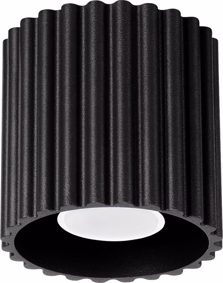 Faretto spot VISTAO nero 1xGU10x10W in alluminio, dimensioni: 10x10x10 cm, IP20, Pure Lume