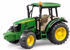 Modellino di trattore John Deere 5115M Bruder scala 1:16 colore verde