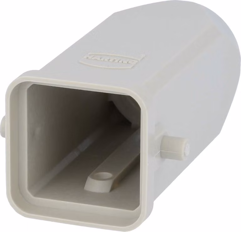 HARTING Han 3A Custodia a manicotto senza guarnizione incollata, 1xM16 uscita cavo diritta, per 1 staffa (nella parte inferiore)