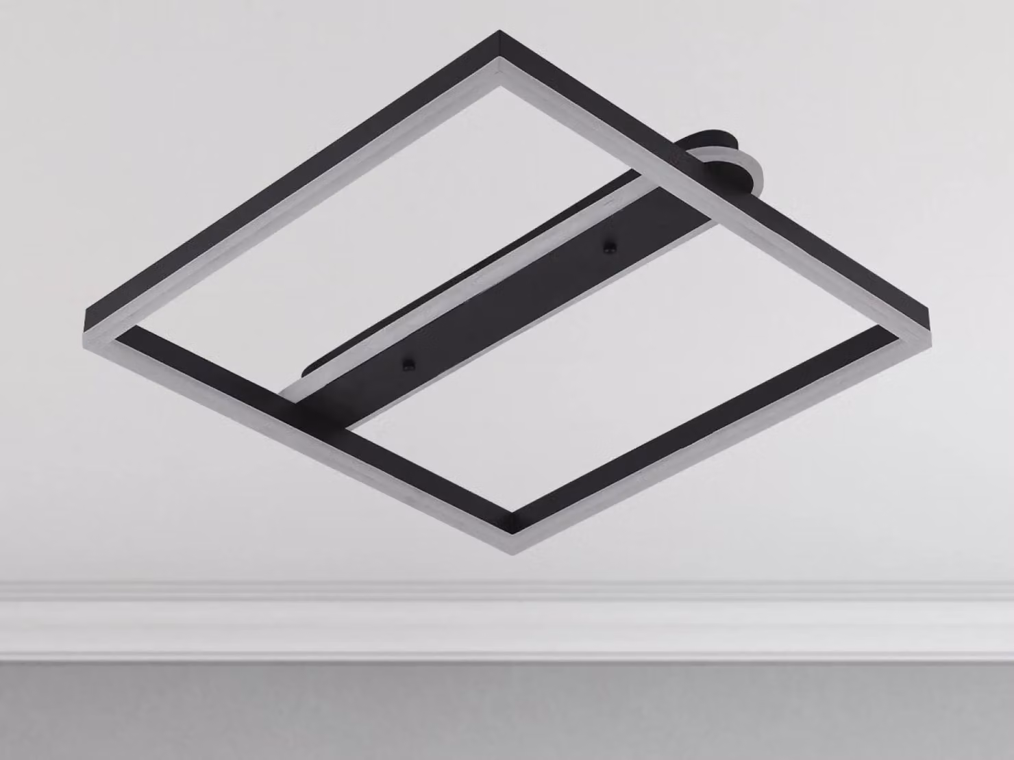 Lampada a soffitto a LED con telecomando, 60W - J3361/B