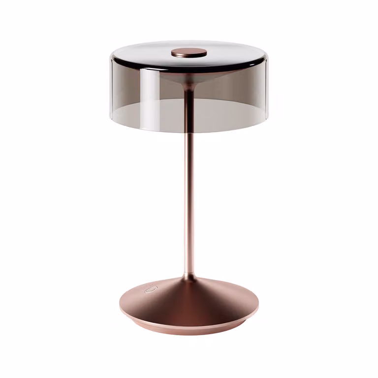 Luce di vetro ricaricabile Numotion Sigor IP54 2,2W Flex Mood 2700/2200K oro rosa