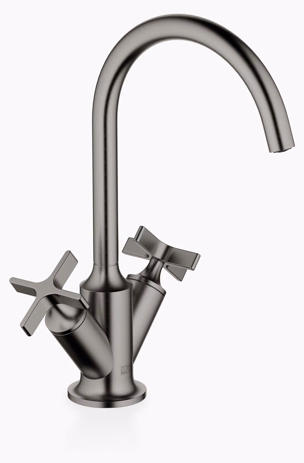 Dornbracht VAIA Mitigeur monocommandé pour lavabo avec vidage, poignées croisillons, saillie 167mm, 22513809-99, 22513809-99