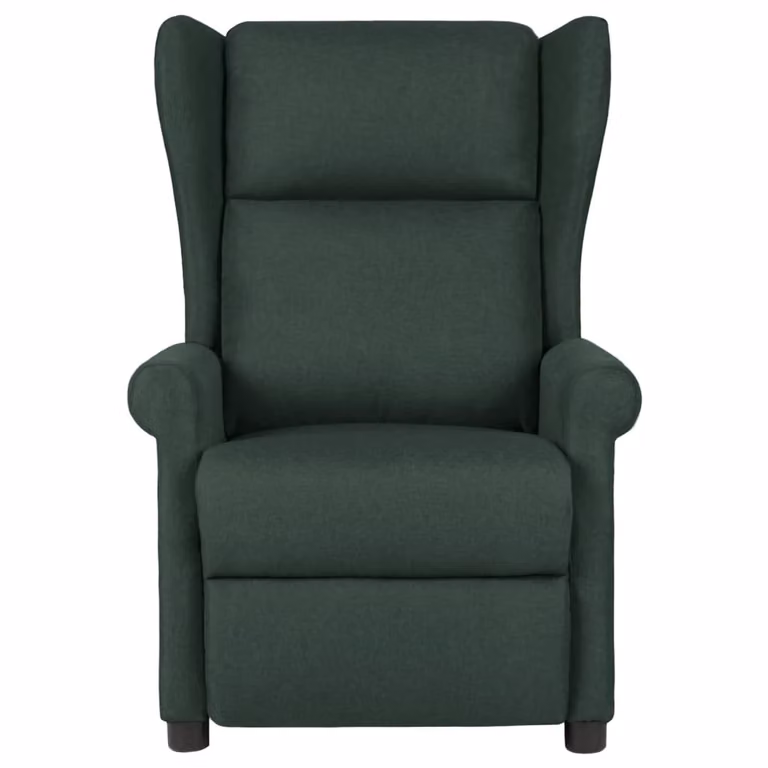SYFAX™ Poltrona Massaggiante Verde Scuro in Tessuto